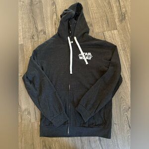 Star Wars Hoodie Sweatshirt XXL  The Force Awakens Galaxy Premiere Exclusive Zip